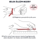 925 Ayar Gümüş M Harfi Kadın Charm Bileklik