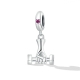 925 Ayar Gümüş El Dambılı Charm Model:2278