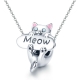 925 Ayar Gümüş Meow Charm Model:874
